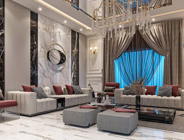 Luxury living room remodel