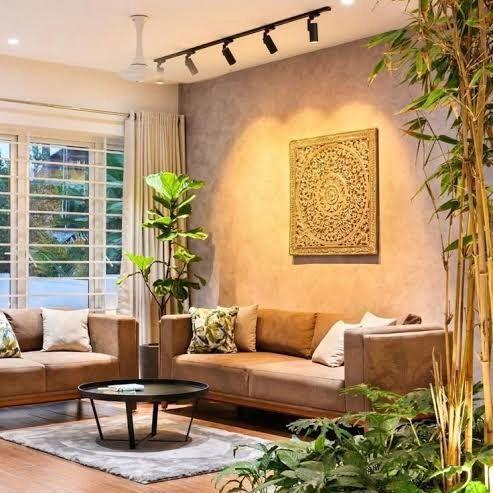 Transformed living room